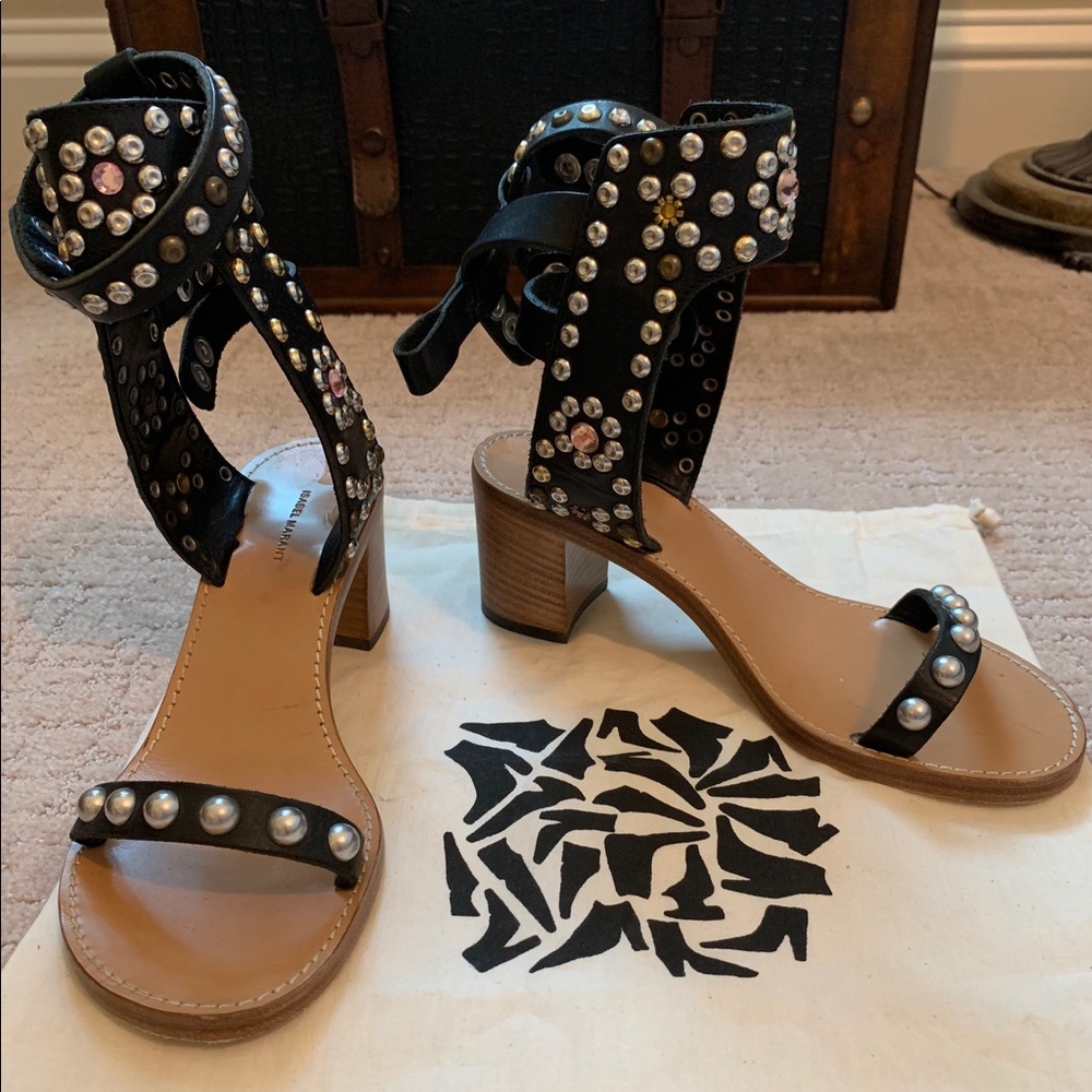 Isabel Marant Carol Studded Sandals Size 36